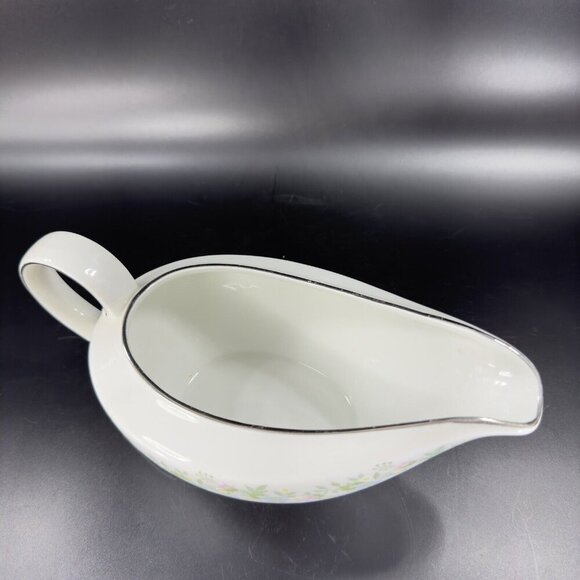 Vintage Johann Haviland Fine Porcelain Gravy Boat Made In Germany Floral Pattern - Picture 8 of 14
